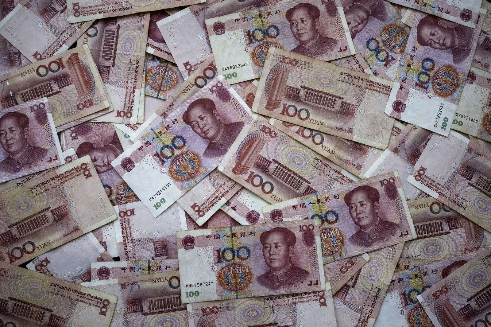 Chinese Yuan banknotes for supplier payments